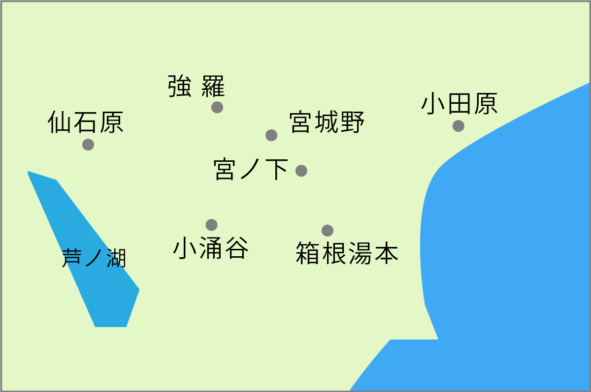 箱根エリアマップ