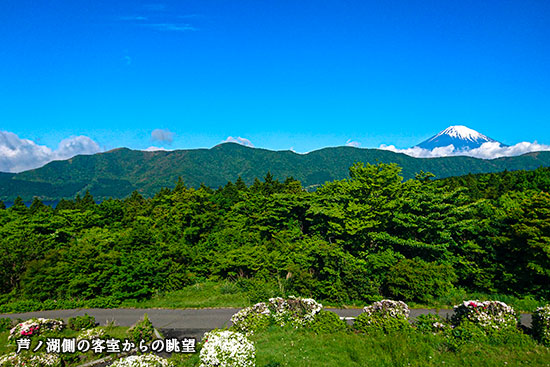 箱根スタイル（芦ノ湖側の客室からの眺望）