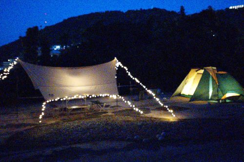 SHION ATAMI CAMP！　シオン熱海キャンプ場（夜景）